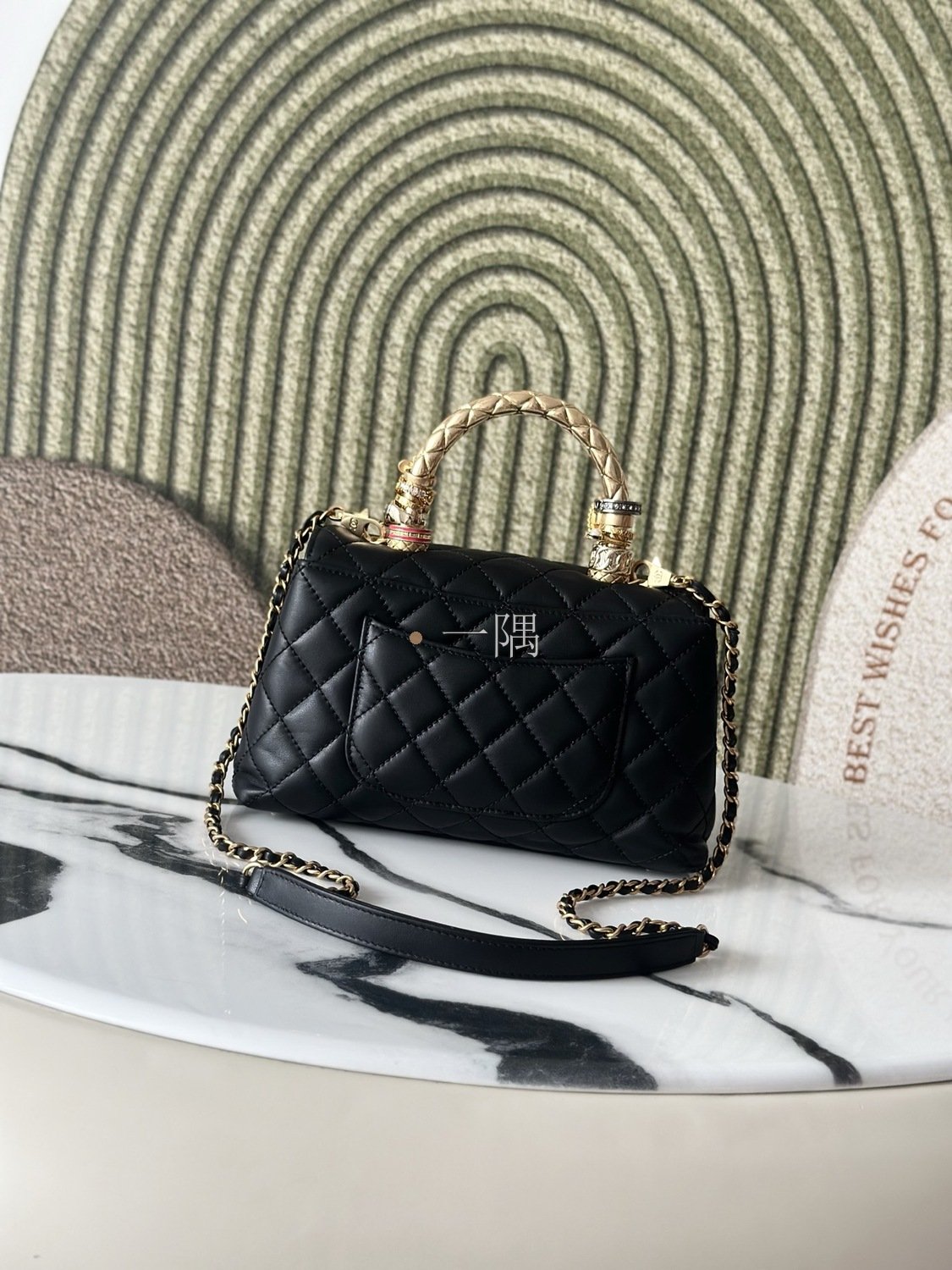 香奈兒CHANEL Coco Handle, 迷你 黑色|AS92990:圖片 3
