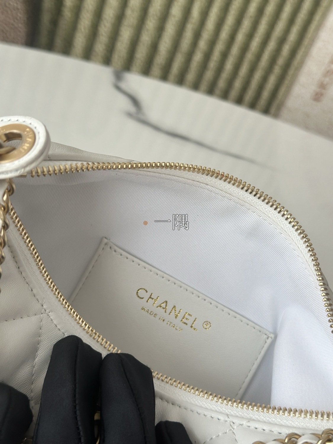 香奈兒CHANEL Hobo, 中號 米色|3364:圖片 9