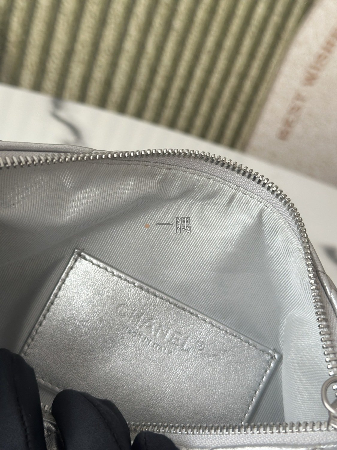 香奈兒CHANEL Hobo, 中號 米色|AS5077:圖片 9