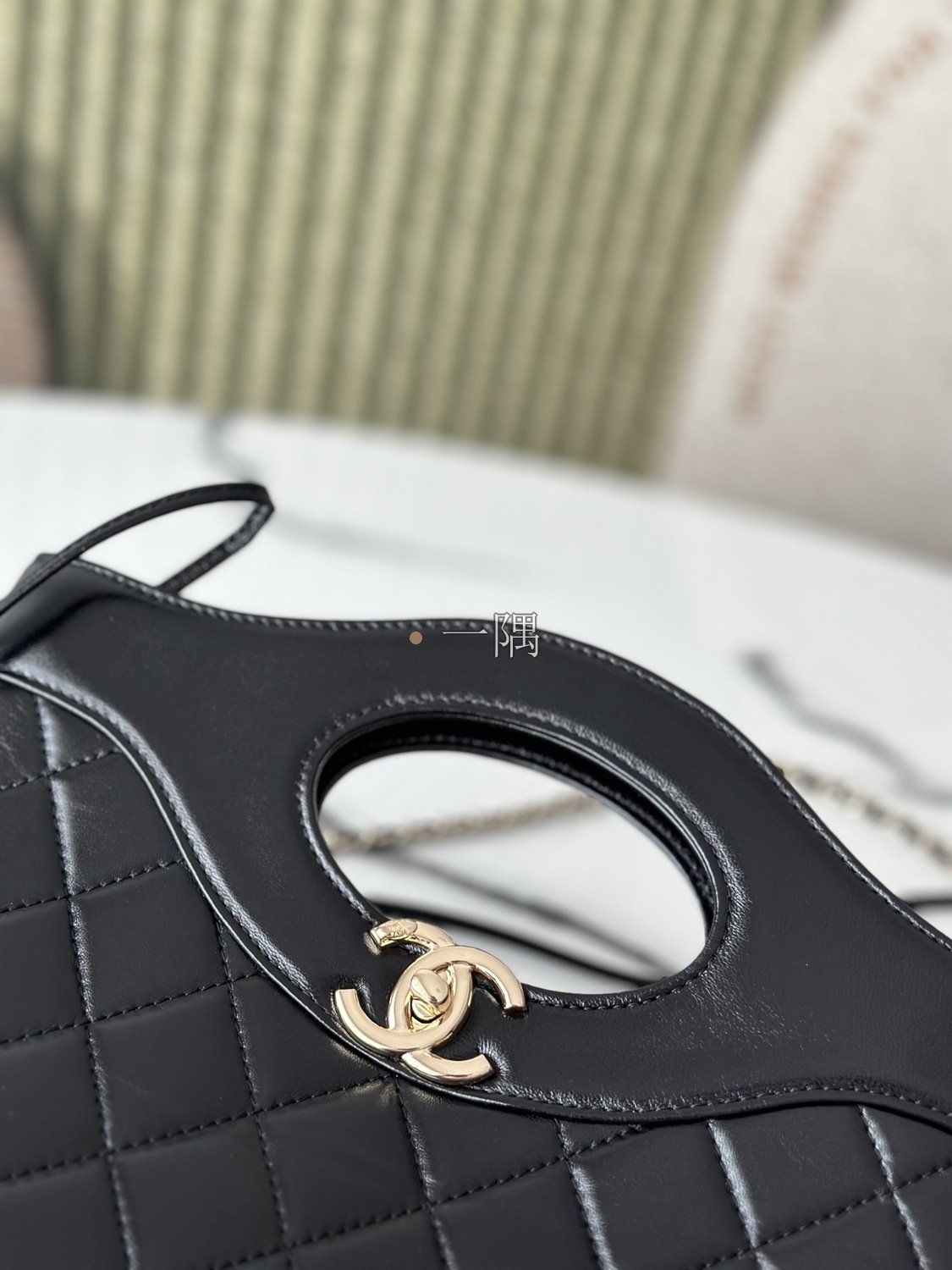 香奈兒CHANEL 31Bag, 大號 黑色|AS1010:圖片 4