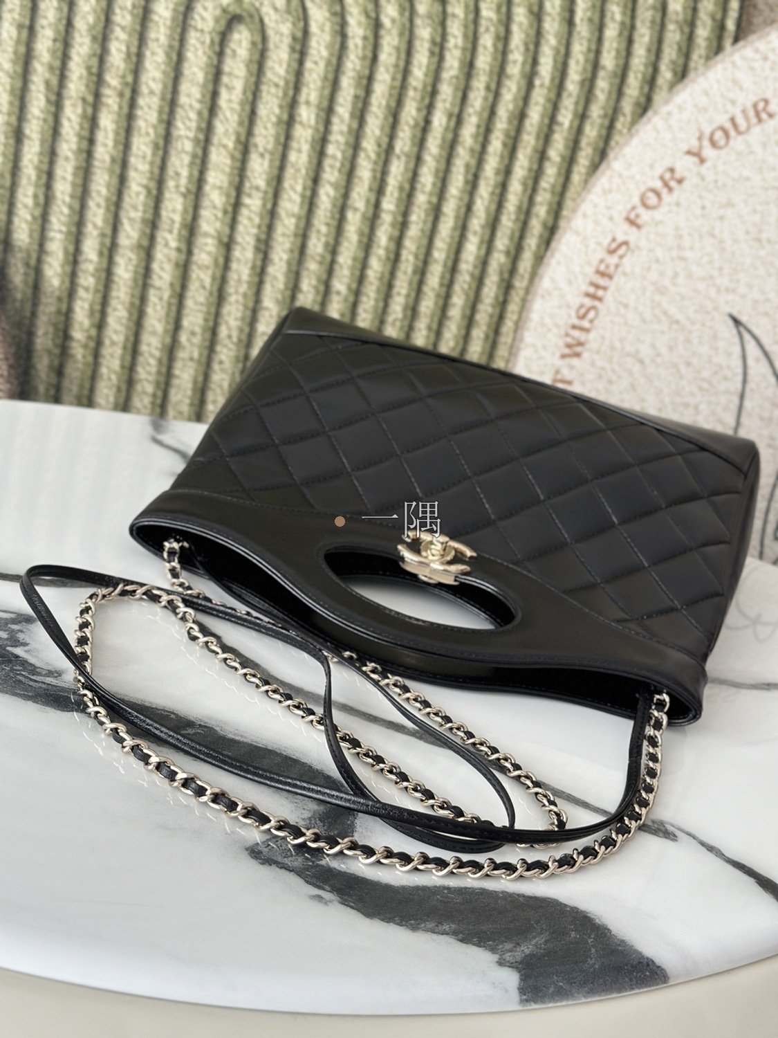香奈兒CHANEL 31Bag, 大號 黑色|AS1010:圖片 6