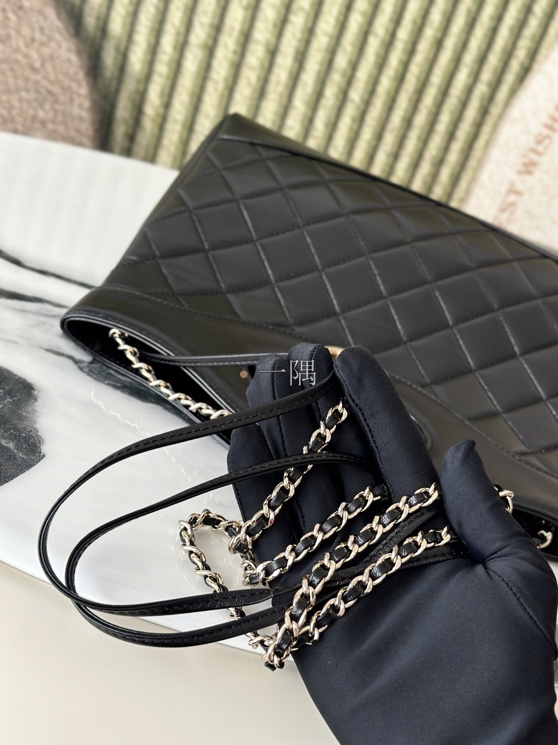 香奈兒CHANEL 31Bag, 大號 黑色|AS1010:圖片 7
