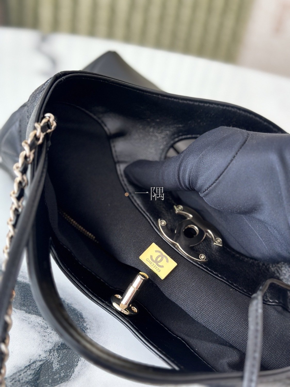 香奈兒CHANEL 31Bag, 大號 黑色|AS1010:圖片 9