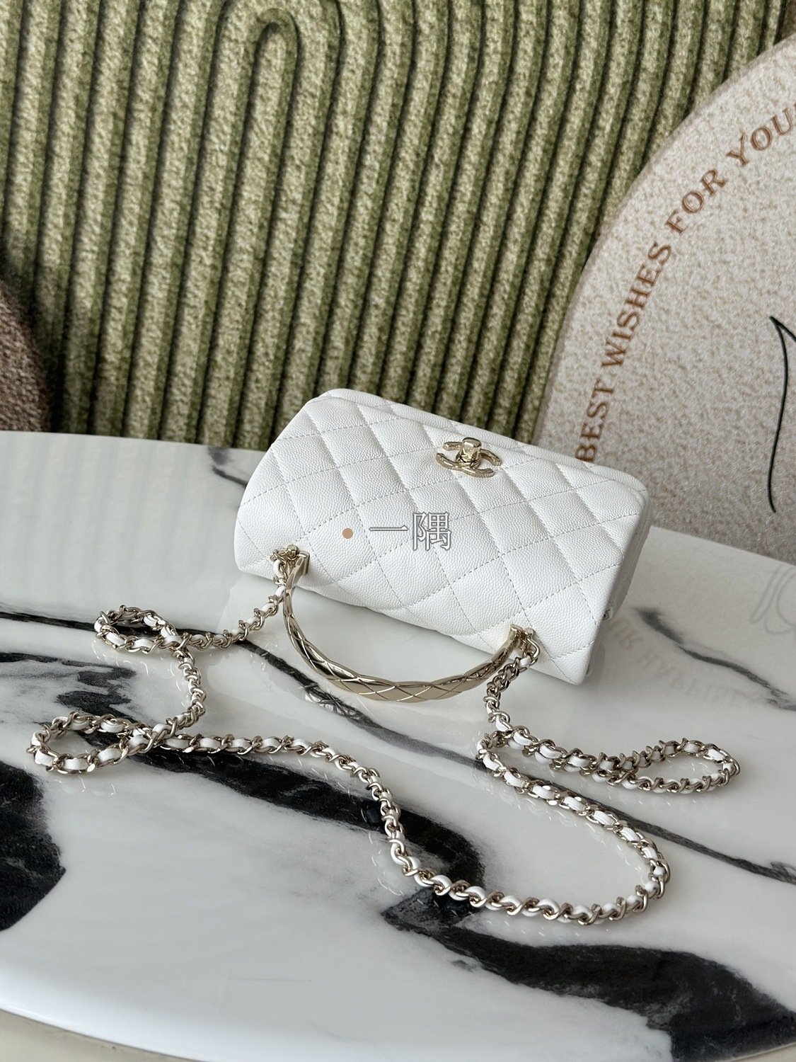 香奈兒CHANEL 手柄口蓋 口蓋包, 迷你|AS4284:圖片 5