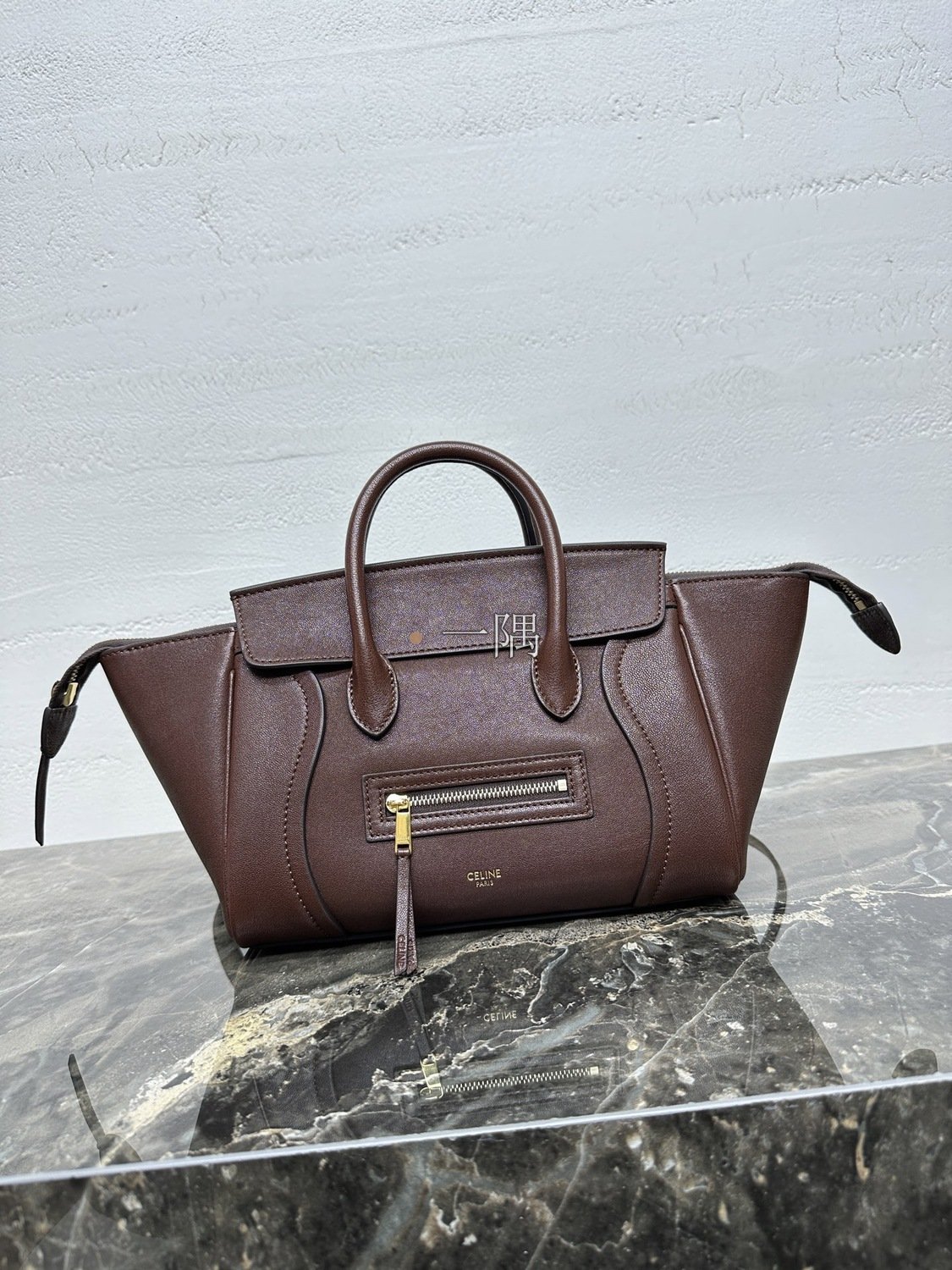 賽琳Celine LUGGAGE, 大號 銀灰色|124213