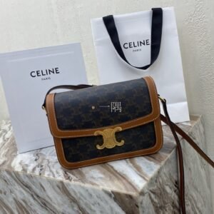 賽琳Celine 肩背包, 迷你 銀灰色|187366