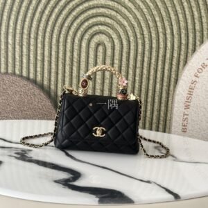 香奈兒CHANEL 戒指包, 迷你 米色|AS92990