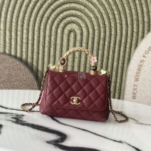香奈兒CHANEL 戒指包, 迷你 米色|AS92990