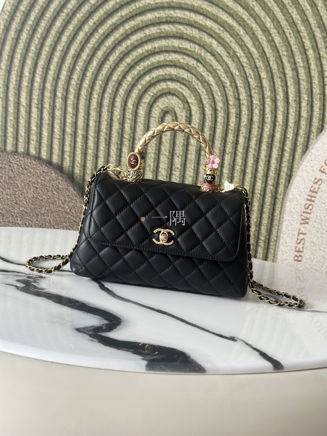 香奈兒CHANEL Coco Handle, 迷你 黑色|AS92990