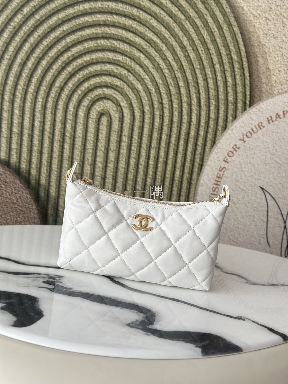 香奈兒CHANEL Hobo, 中號 米色|3364