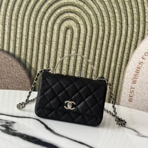香奈兒CHANEL 手柄口蓋 口蓋包, 迷你 米色|3352