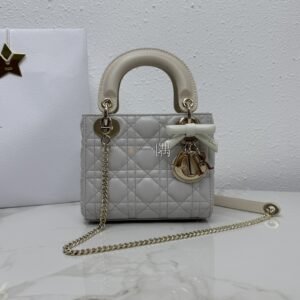 迪奧DIOR Lady Dior, 迷你 金色|M0505