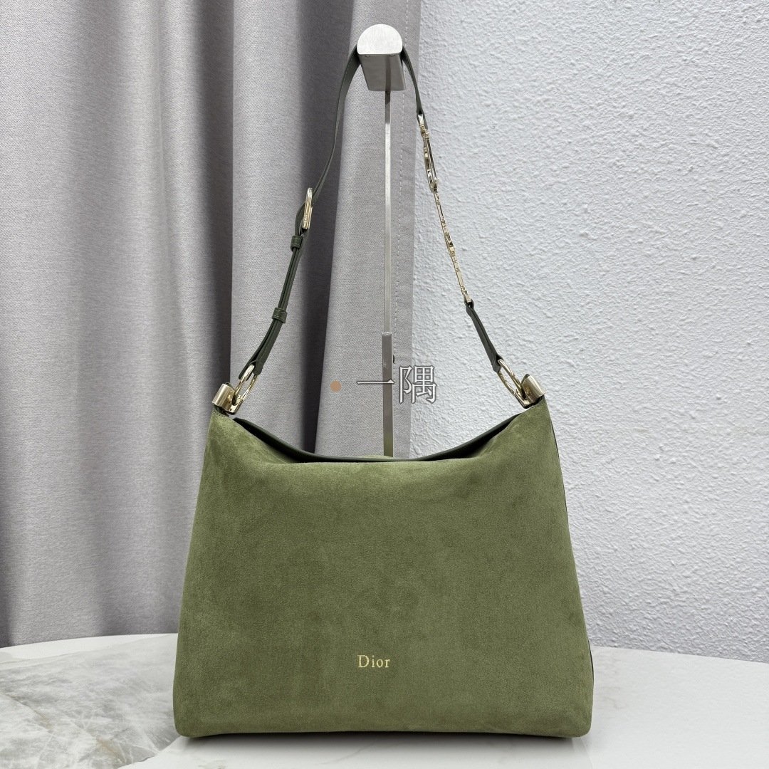 迪奧DIOR Diorly, 中號 銀灰色|M1412
