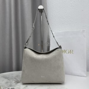 迪奧DIOR Diorly, 中號 銀灰色|M1412