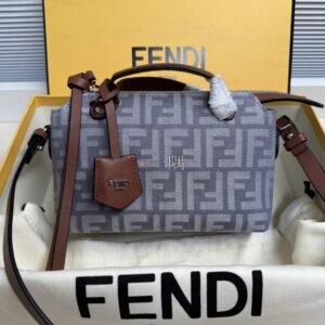 芬迪FENDI By The Way, 迷你 牛仔 FF 提花|8BS098