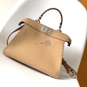芬迪FENDI Peekaboo ISeeU, 小號 金色|8BN327