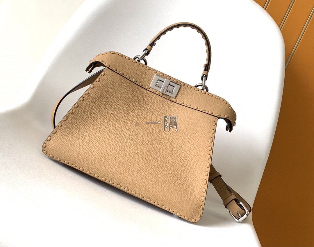 芬迪FENDI Peekaboo ISeeU, 小號 金色|8BN327