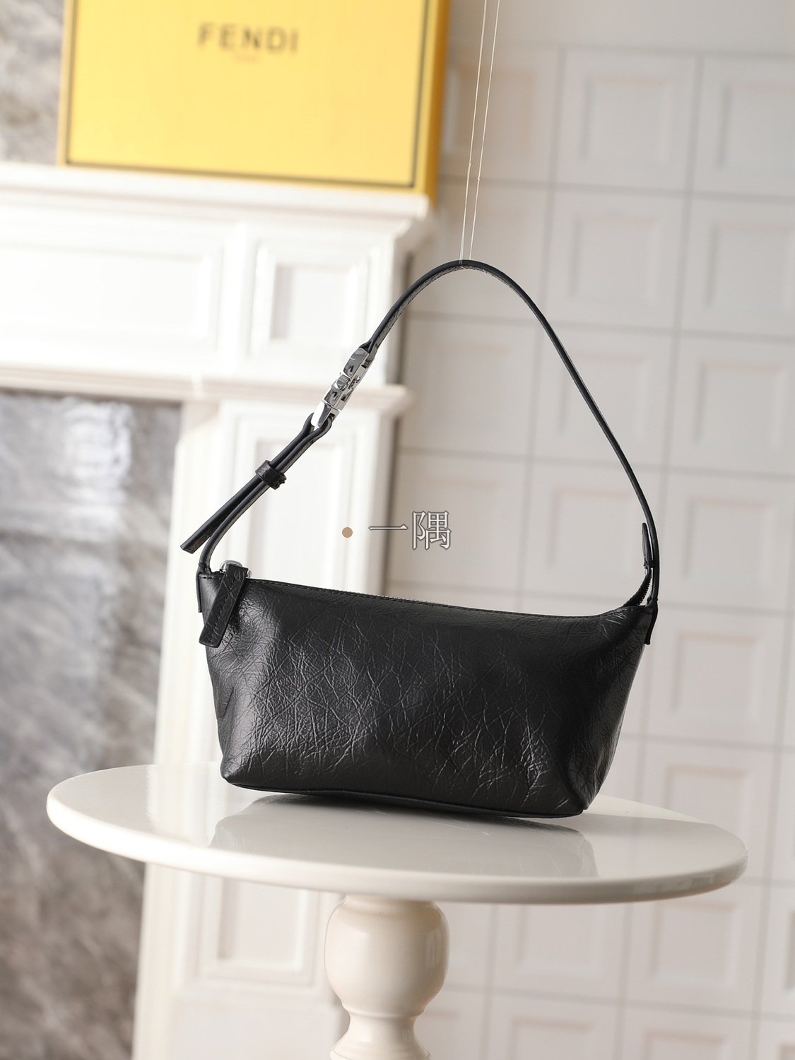 芬迪FENDI Vanity Pouch, 迷你 黑色|8BS124