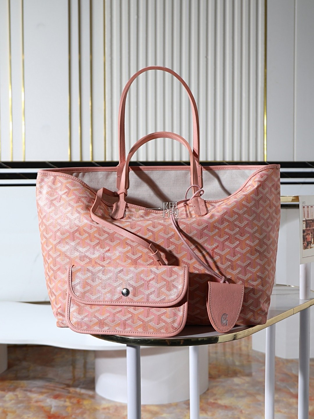 戈雅Goyard SAINT LOUIS, 中號 銀灰色|020146