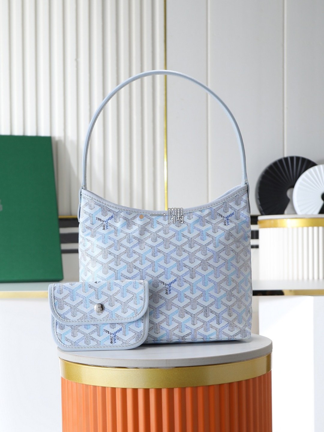 戈雅Goyard hobo, 小號 銀灰色|020221