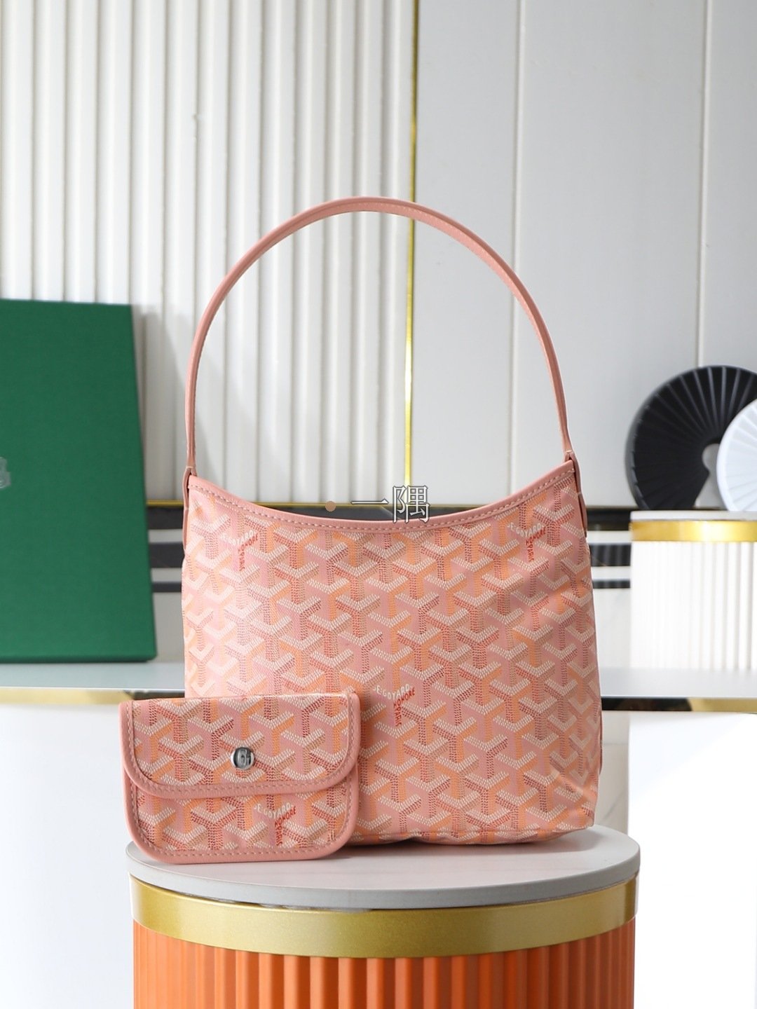 戈雅Goyard hobo, 小號 米色|020221