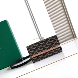 戈雅Goyard MONTE-CARLO, 迷你 黑棕老花｜MONTE2MIN