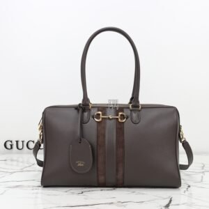 古馳GUCCI 全皮, 大號 深灰|866734