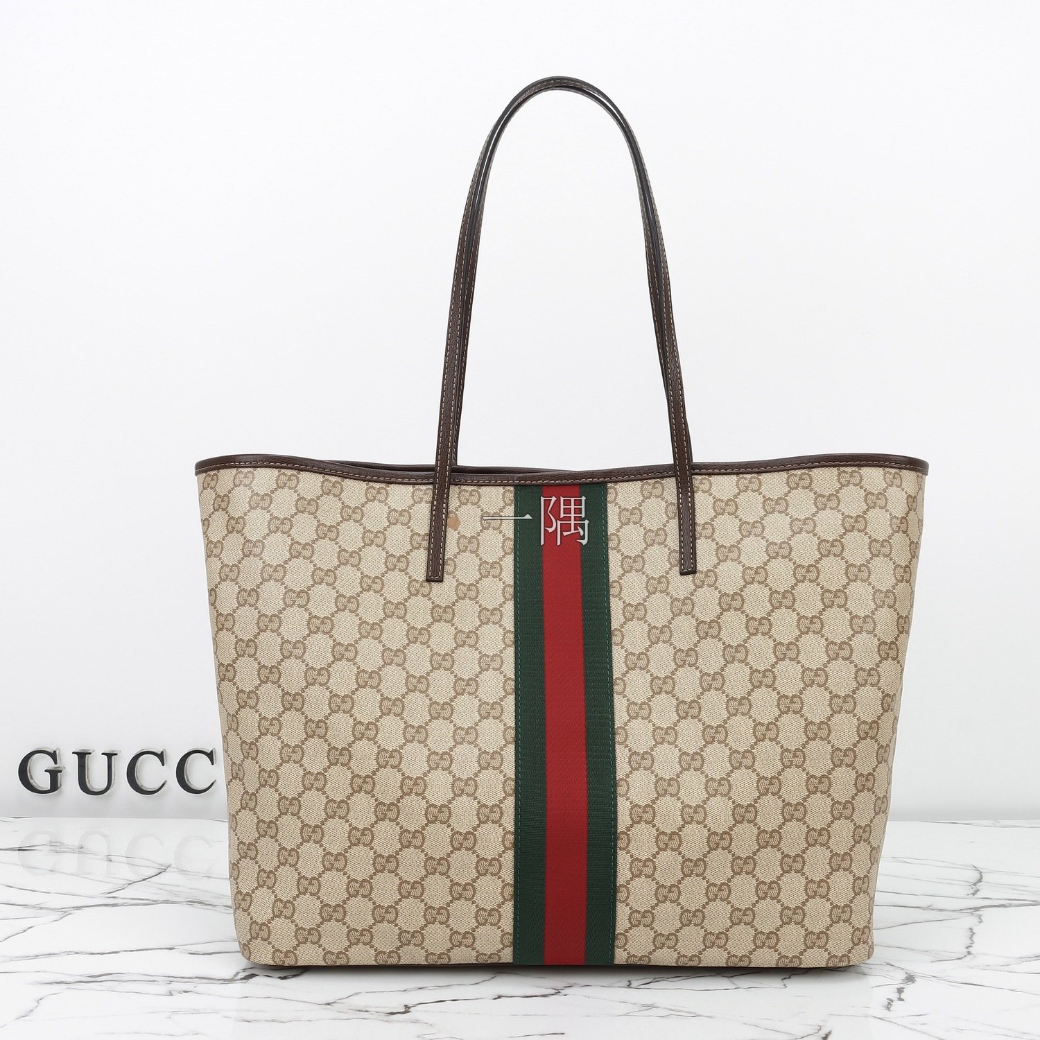古馳GUCCI 托特包, 大號 杏啡|874745