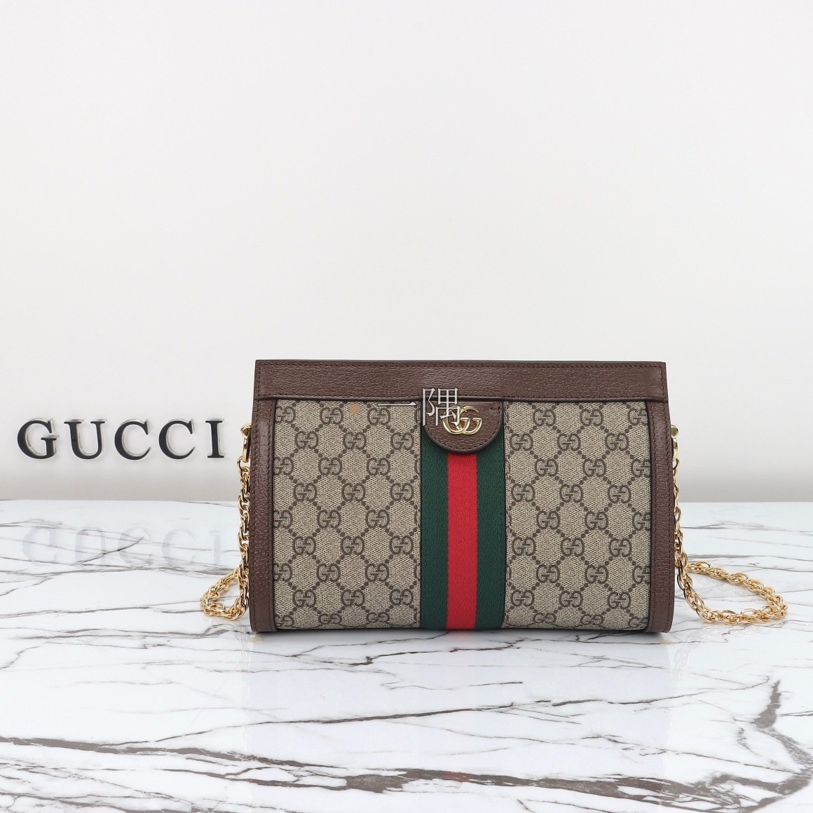 古馳GUCCI 手袋, 小號 杏啡|503877