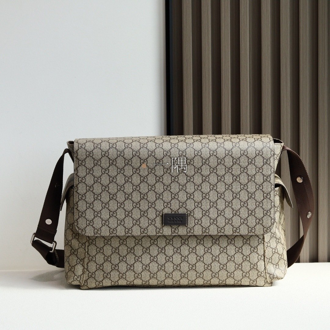 古馳GUCCI GG Supreme 媽咪包, 大號|211131