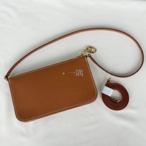 愛馬仕HERMÈS Zipengo ev皮, 迷你 金棕