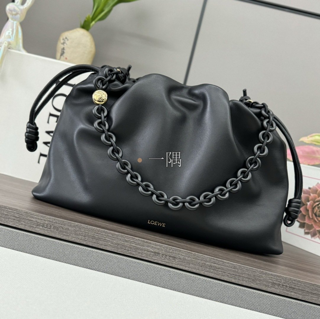 羅意威LOEWE Flamenco Purse, 大號 灰色|012401