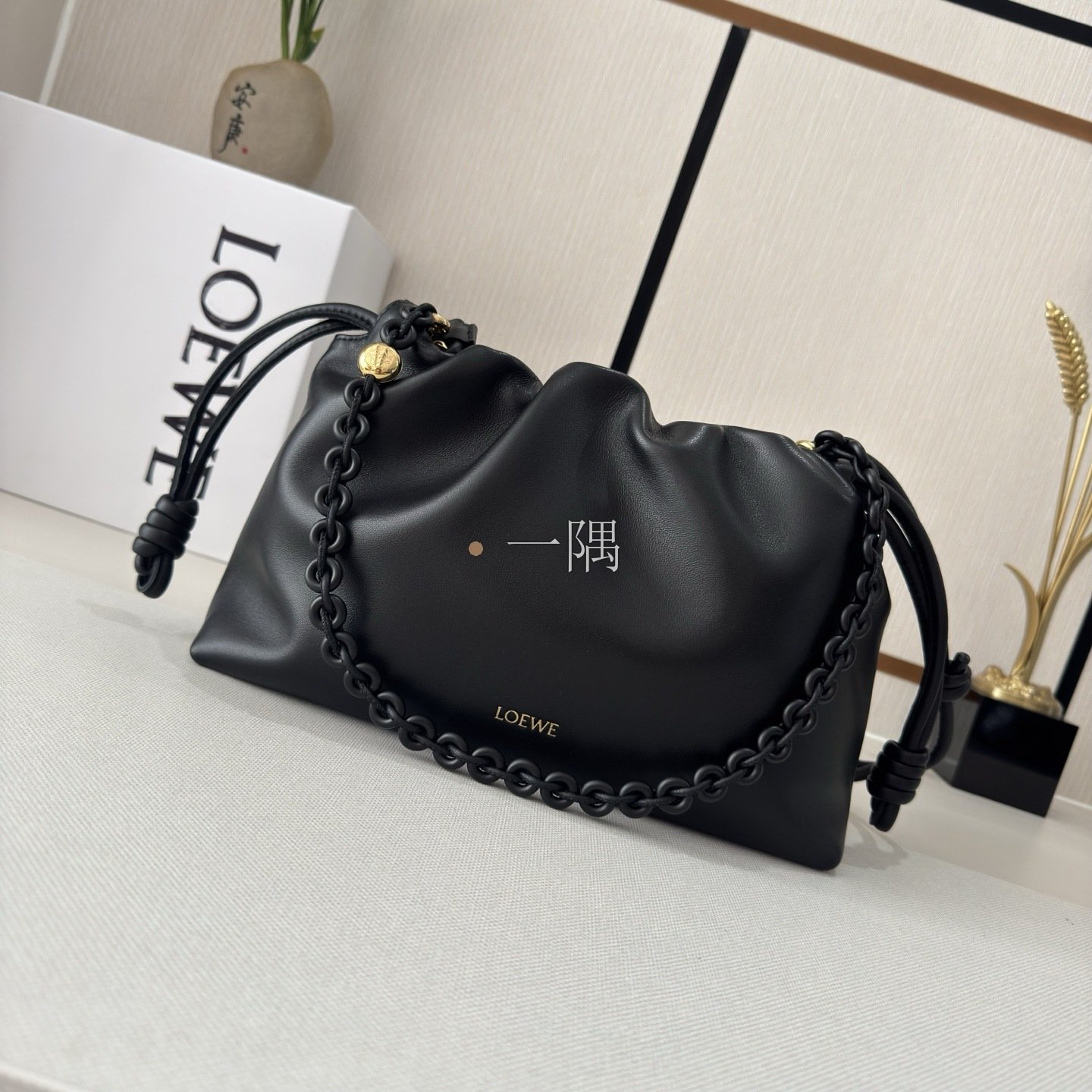 羅意威LOEWE Flamenco Purse, 中號 銀灰色|012403