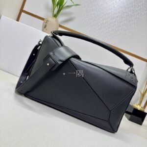 羅意威LOEWE Featherlight Puzzle, 中號 銀灰色|652567