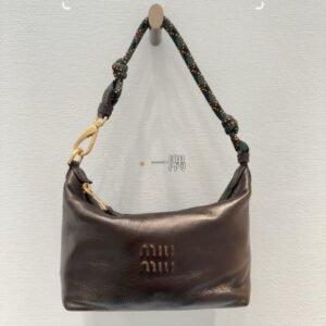 繆繆MiuMiu 羊皮, 小號 白色|5NE841羊皮