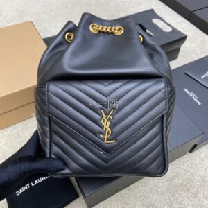 聖羅蘭YSL 羊皮, 中號 黑色｜672609