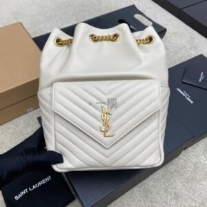 聖羅蘭YSL 羊皮, 中號 白色｜672609