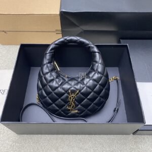 聖羅蘭YSL ICARINO 羊皮, 迷你 黑色|871329